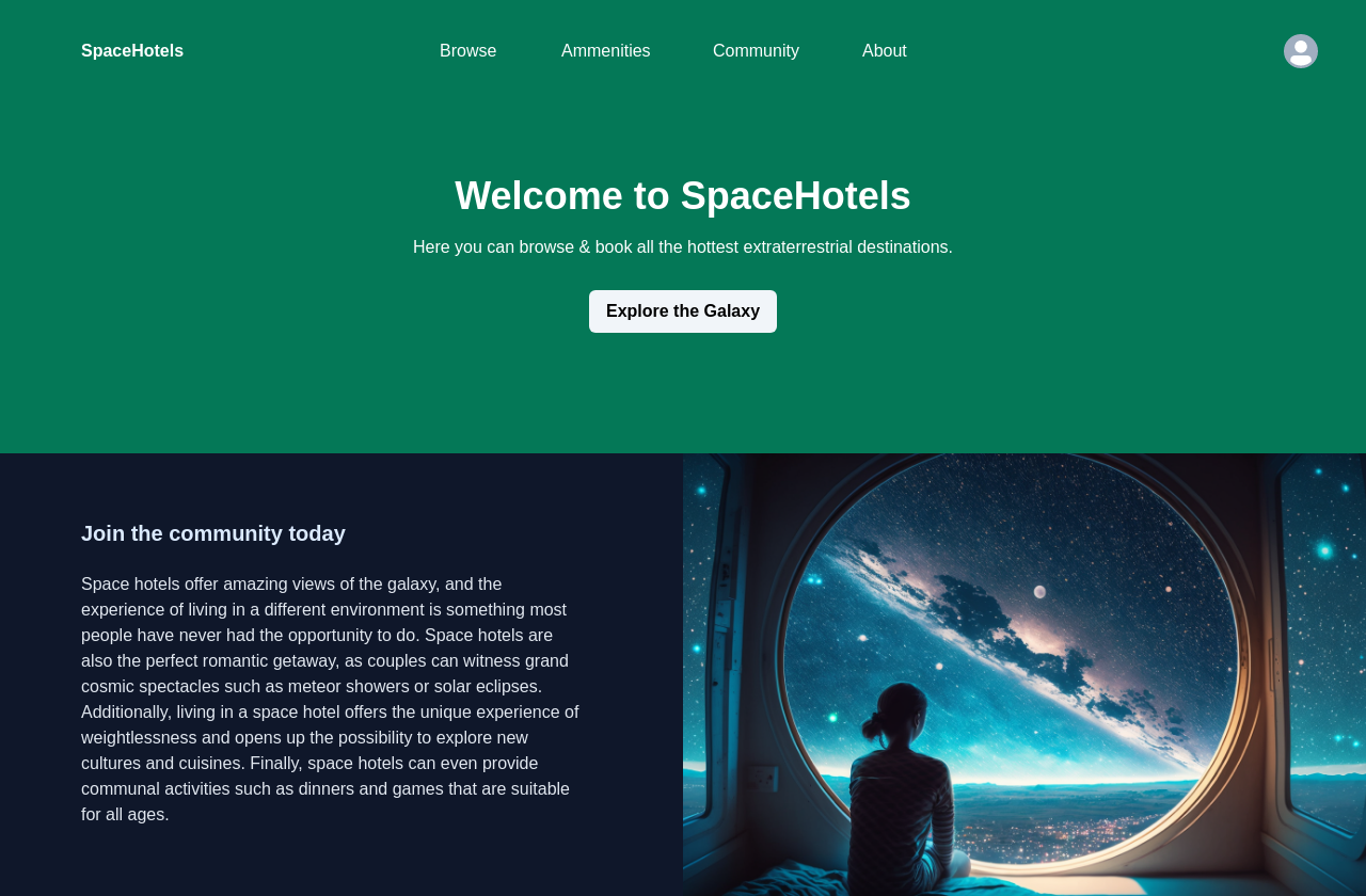 Screenshot of the file named: SpaceHotels